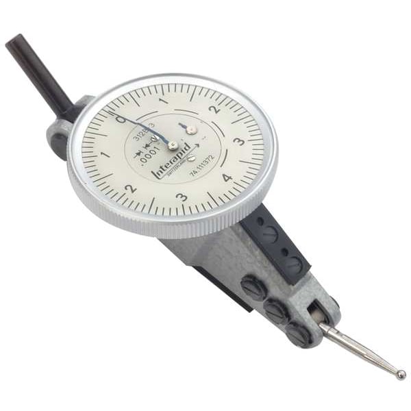 Tesa Brown & Sharpe Dial Test Indicator, Hori, 0 to 0.016 In 312B-3