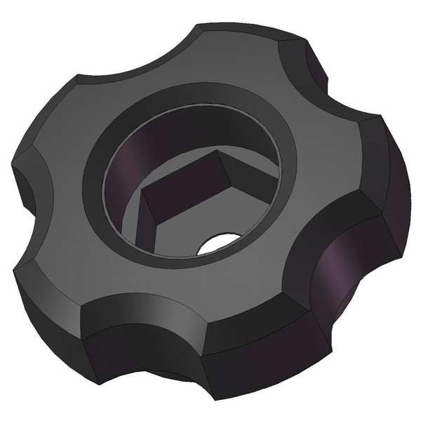 Innovative Components Snap Lock Fluted Knob, 3/8