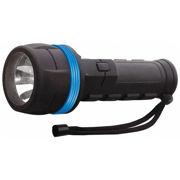 Zoro Select Black No incandescent General Purpose Handheld Flashlight, 4 lm 5RHN2
