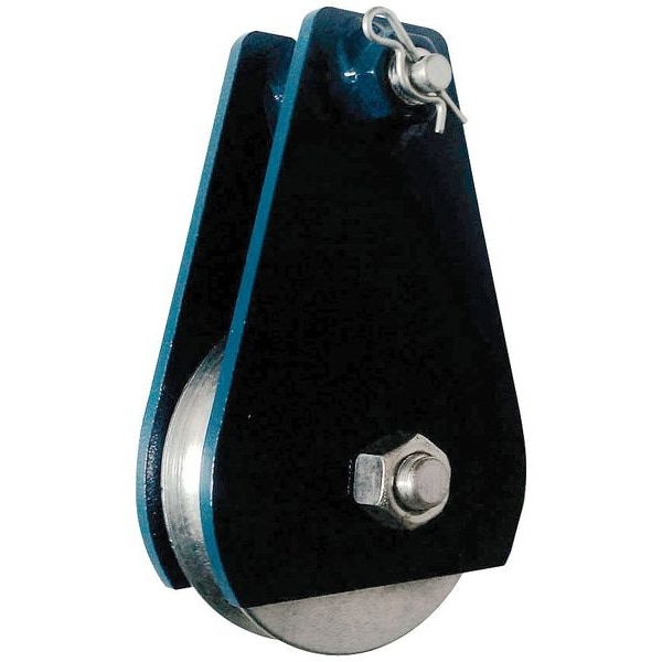 Zoro Select Snatch Block, Wire Rope, 5/8 in Max Cable Size, 3000 lb ...