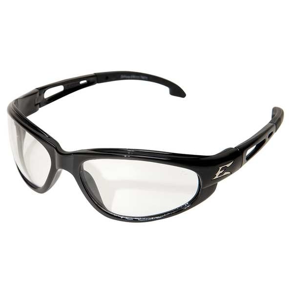 Edge Eyewear Safety Glasses, Wraparound Clear Polycarbonate Lens