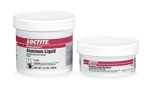 Loctite Fixmaster® Aluminum Liquid Epoxy, 1 lb. Kit 235614