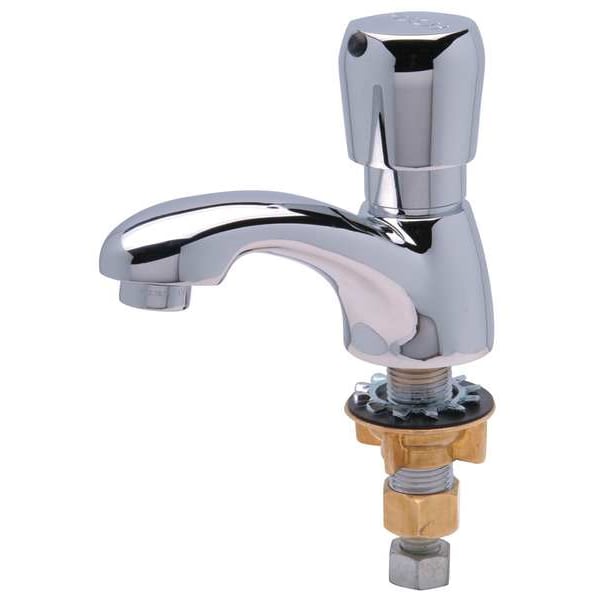 Zurn Metering Single Hole Mount, 1 Hole Low Arc Bathroom Faucet