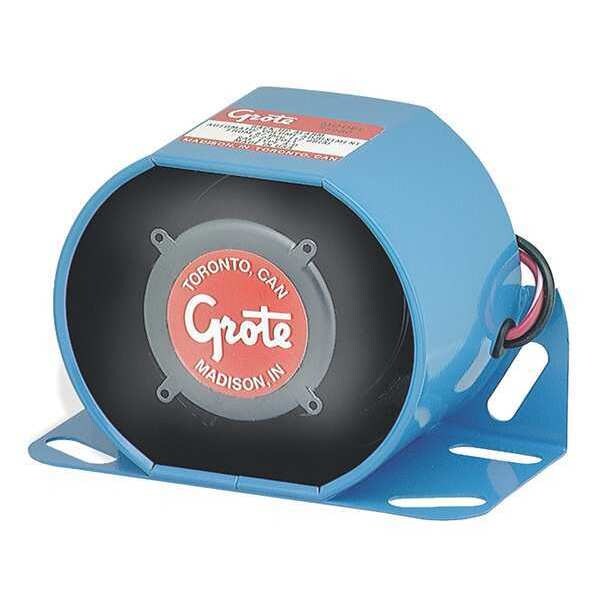 Grote Back Up Alarm, 82 to 107dB, Blue, In. H 73240 Zoro