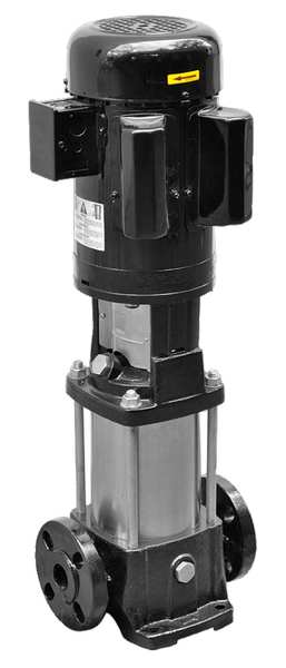 Dayton Multi-Stage Booster Pump, 2 hp, 120/208 to 240V AC, 1 Phase, 1-1/4 in Flanged Inlet Size, 11 Stage 5UWJ3