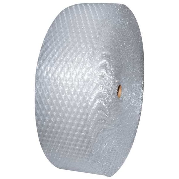 Zoro Select Bubble Roll 48" x 250 ft., 1/2" Thickness, Clear 5VEL3