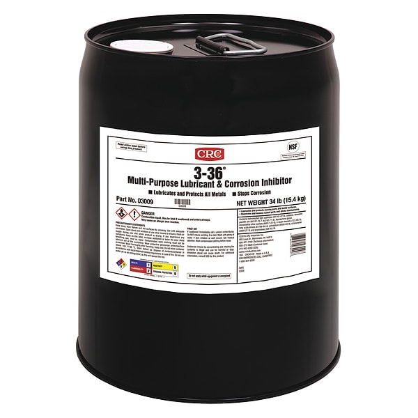 Crc MultiPurpose Lubricant and Corrosion Inhibitor, 336, 50 to 250