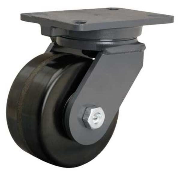 Hamilton Plate Caster, Swivel, Phenolic, 6 in., 2000 lb, A S-CH-63PH