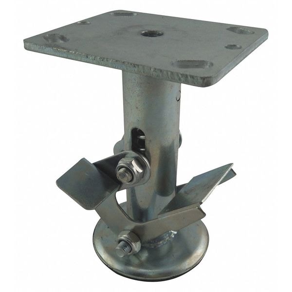 Plate Casters 6 1/4 in to 8 in for Caster Mounting HeightEach Heavy