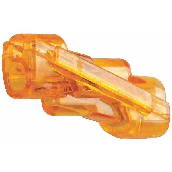 Ideal Push-In Wire Connector, 12 AWG Max, 2 Port, Orange, Polycarbonate Insulation, 600 V, 2500 PK 30-1642 - main