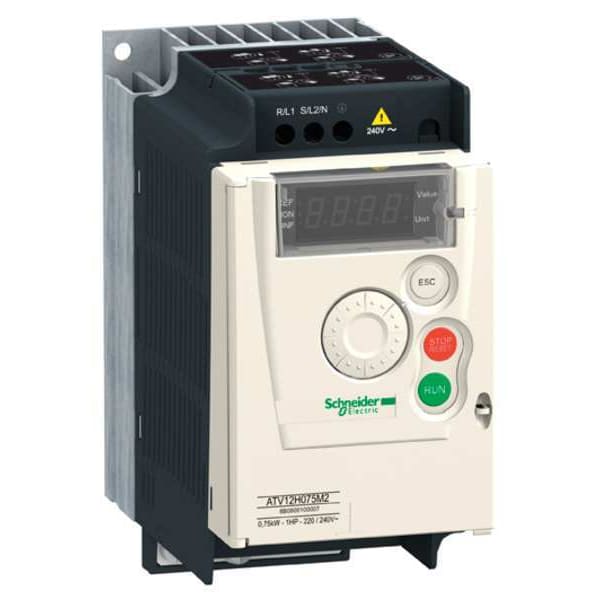 Schneider Electric Variable Frequency Drive, 1 HP, 115V, Altivar