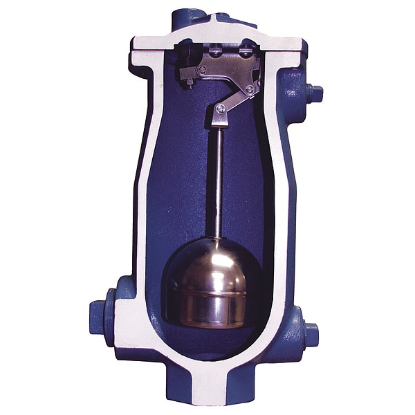 ValMatic Air Vac Valve, FNPT, 2 x 1/2, CI 48A Zoro