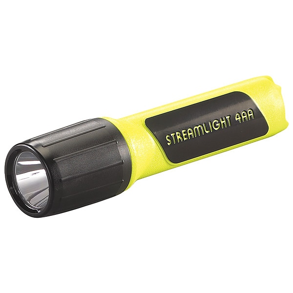 Streamlight Yellow No Led Industrial Handheld Flashlight, Alkaline AA, 100 lm lm 68244