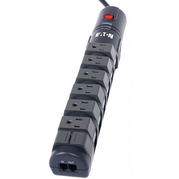 Eaton Surge Protector, 125V, 15A, 8 Outlets SULT8T Zoro