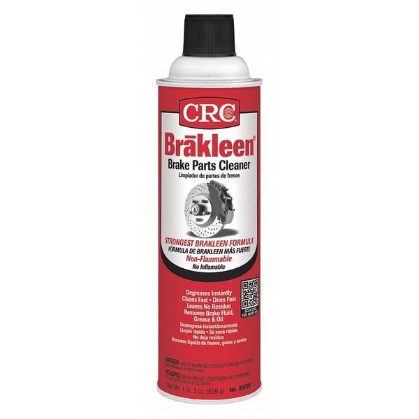 Crc Brake Parts Cleaner, Aerosol Spray Can, 20 oz, Solvent