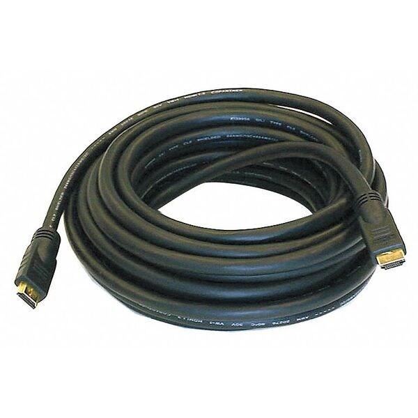 Zoro Select HDMI Cable, Std Speed, Black, 25ft, 24AWG 2109