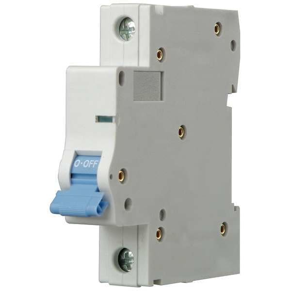 Dayton IEC Supplementary Protector, 4 A, 277V AC, 1 Pole, DIN Rail Mounting Style, NDB2-63 C4/1 Series 5ZUZ2