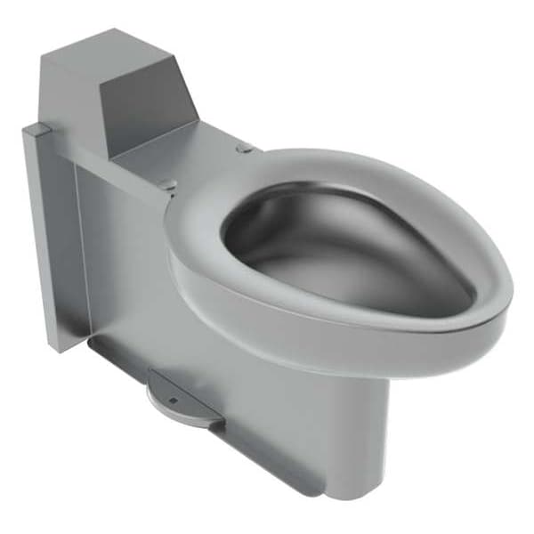 Acorn Controls Toilet, SS, 16 Ga, 1.5 NPT, Polished Satin 2120W3ADASPS Zoro