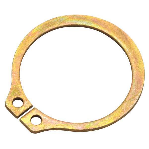 Rotor Clip External Retaining Ring, Steel Zinc Yellow Finish, 3 in Shaft Dia, 5 PK SH-300ST ZD
