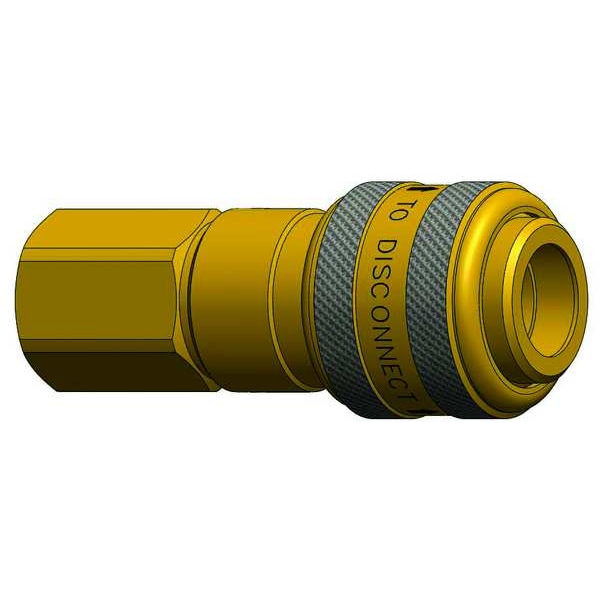 DIXON VALVE & COUPLING 2DF2B Quick Connect Air Coupling Brass