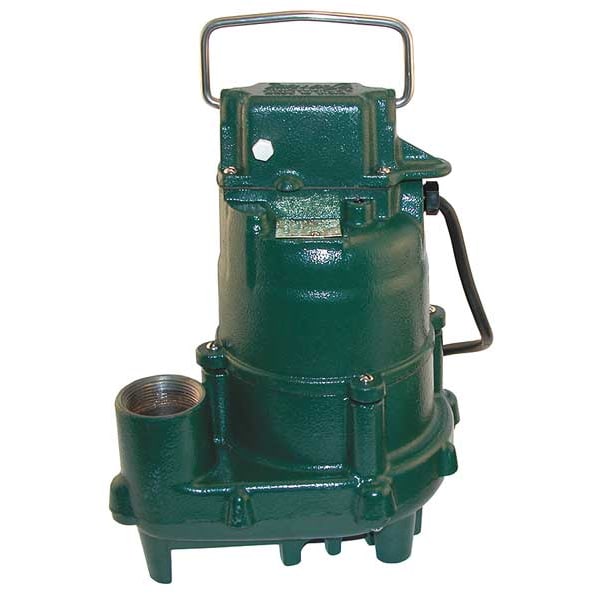 Zoeller Submersible Effluent Pump, 1/2hp, 10.5A N153 Zoro