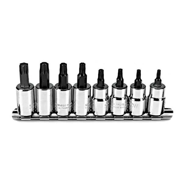 Proto 3/8" Drive Bit Socket Set, Torx, 9 pcs J5239C