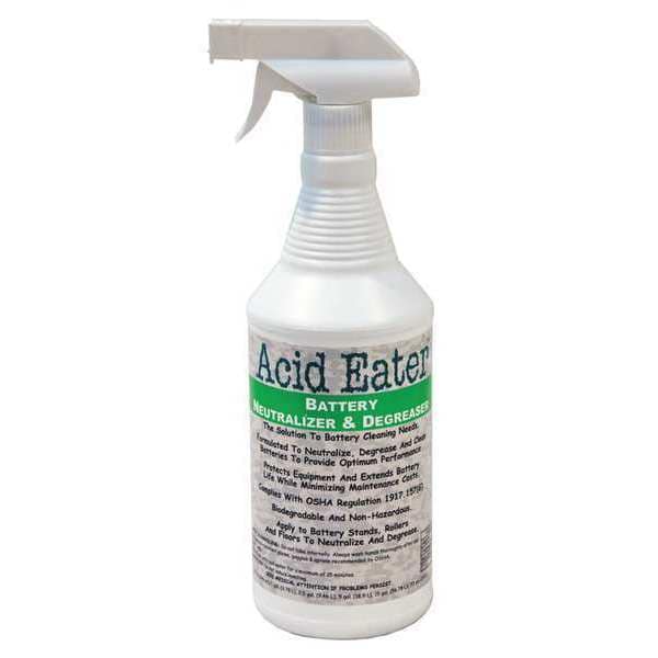 Acid Eater Battery Neutralizer/Degreaser, 1 gal., PK4 1002004 Zoro