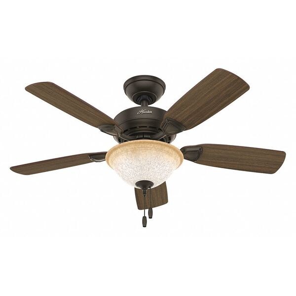 Hunter 52082 $144.80 Decorative Ceiling Fan, 44" Blade Dia., 120 volt