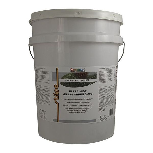 Seymour Of Sycamore Athletic Field Marking Paint, 5 gal., Grass Green, Water Based 5822 Zoro