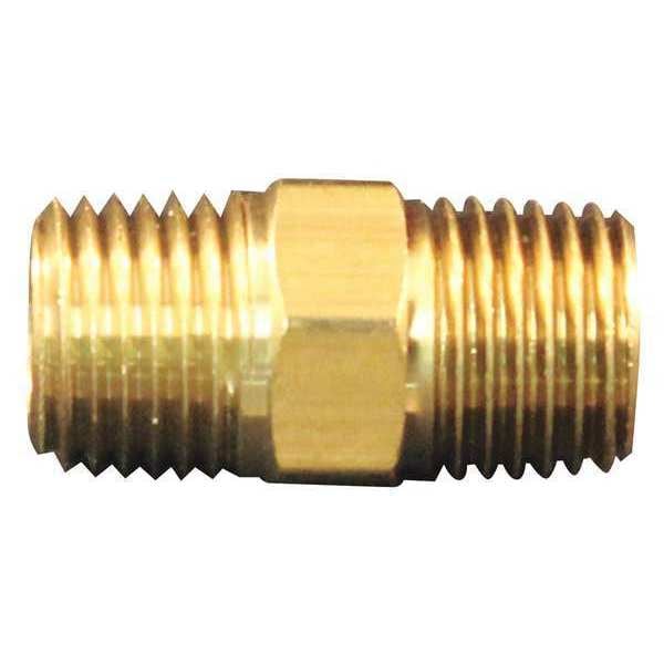 Milton Nipple Hose Fitting, MNPT, 1/2" 6472 Zoro