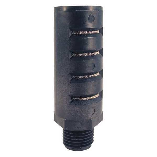 Milton Pneumatic Silencer, Plastic, 1/2" S108650 Zoro