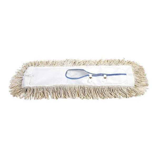 OCedar 24 in Dust Mop Replaceable Heads, White, Cotton, PK12 JAN136 Zoro
