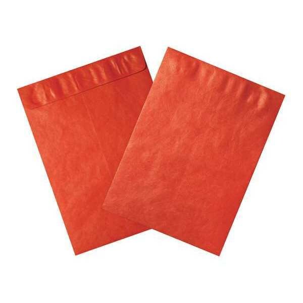 Tyvek Tyvek® Envelopes, 9" x 12", Red, 100/Case TYC912R Zoro