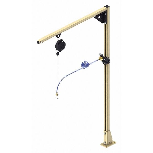 Gleason Reel Fixed Jib Kit, 36", 5 ft. Rail, 1.53.0 WTF050302 Zoro