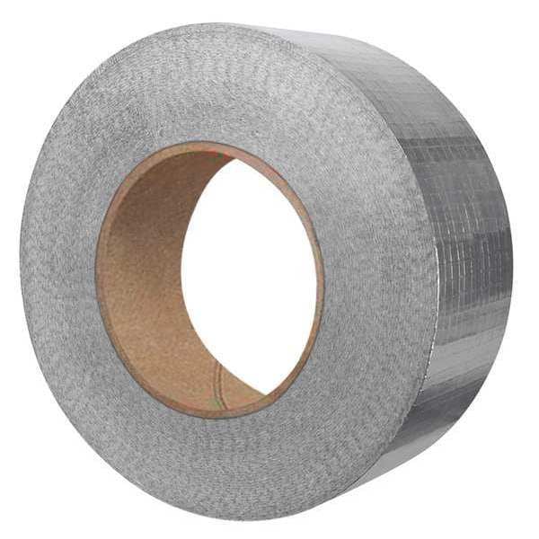 Tapecase Aluminum Foil Scrim Tape, 3" x 30 ft. TCFSK Zoro