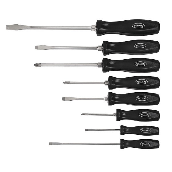SnapOn Industrial Brands 100P8MD 56.14 Williams Screwdriver Set, 8 Pieces