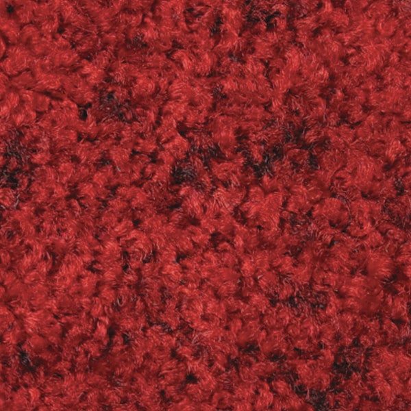M A Matting ColorStar Mat, Red/Black 3' x 5', Smooth Backing 100135140