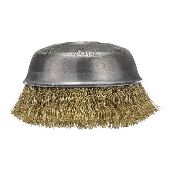 Osborn Crimped Wire Cup Brush, 4", 0003204900 0003204900 Zoro