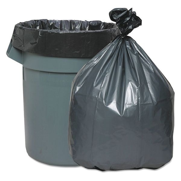 Platinum Plus 60 gal Trash Bags, 39 in x 56 in, Extra HeavyDuty, 1.55 mil, Gray, 25 PK PLA5525