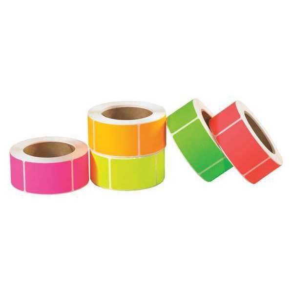 Tape Logic Tape Logic® Inventory Rectangle Labels, "Fluorescent Packs