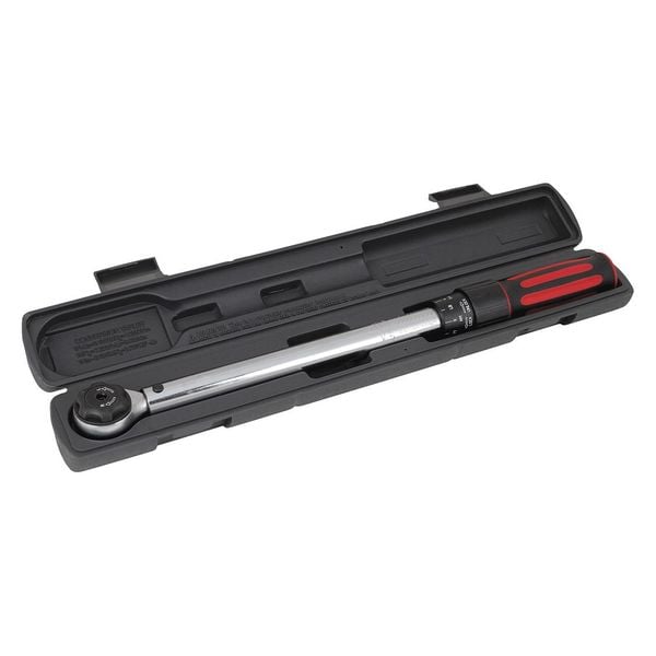 Performance Tool Torque Wrench, 3/8" D, 100ft. lb. M198 Zoro