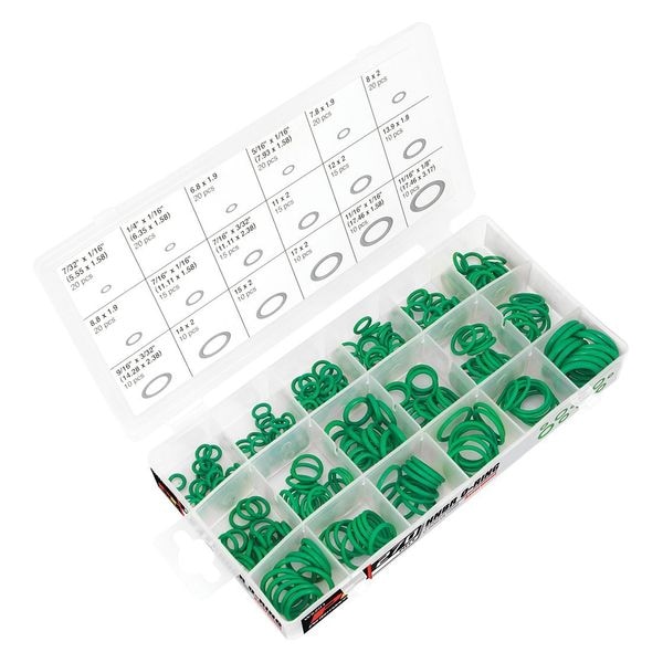 Performance Tool Hnbr ORing Assortment Kit, 270 Pc W5201 Zoro
