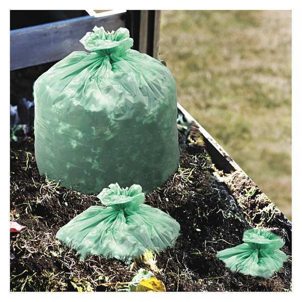 Stout 48"x60" EcoSafe Compost Trash Bags, 30PK E4860E85 Zoro