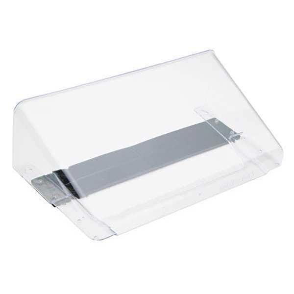 Deflecto Wall File Holder, Clear 73101 Zoro