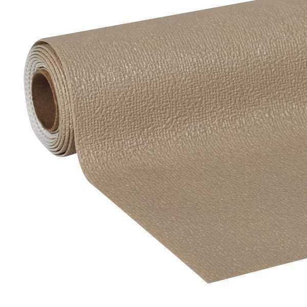 Easy Liner Shelf Liner Taupe, 20"x5ft. DIAMOND GRIP PVC FREE EASY LINER Zoro