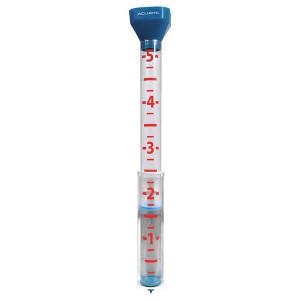 Acurite Rain Gauge Thermometer, Jumbo 00868DA1 Zoro
