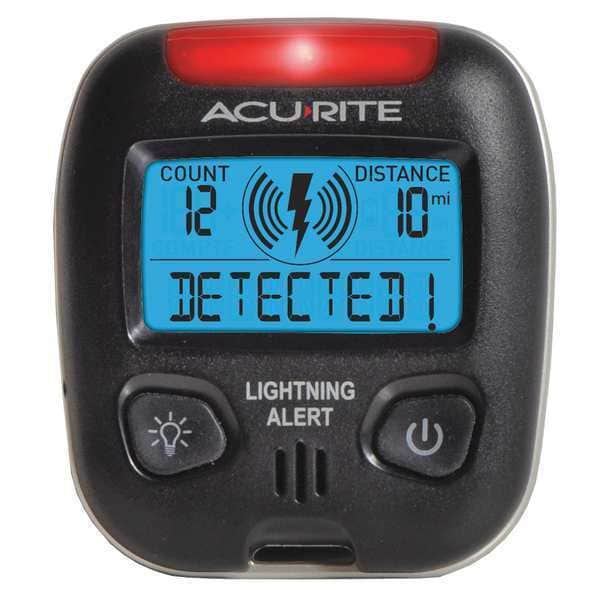 Acurite Lightning Detector, 213/16" H, 21/2" W 02020CA1 Zoro