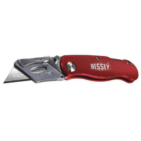 Bessey Folding Utility Knife, 61/4" Spring Release, 61/4" L DBKAH Zoro