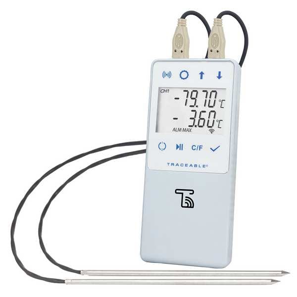 Traceable Ultra Low Temp Data Logging Thermometer 6511 Zoro