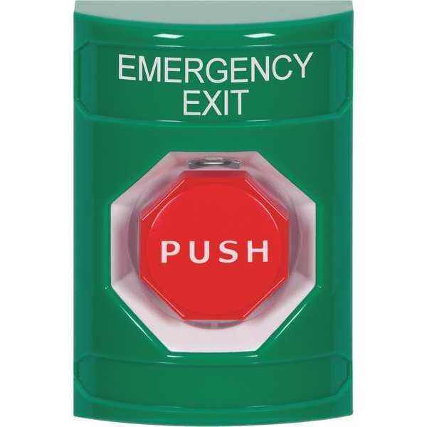 Safety Technology International Emergency Exit Push Button, Grn, Pneumatic SS2108EX-EN